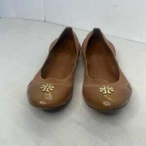 Tory Burch Jolie Ballet Flat, Royal Tan, size 8